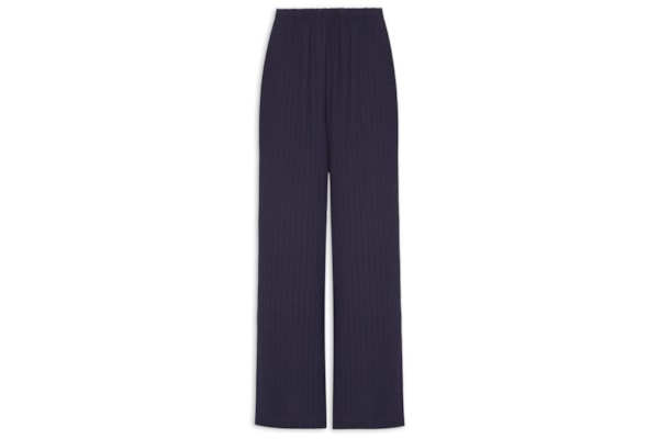 Calça Feminina Pantalona Listras - Azul