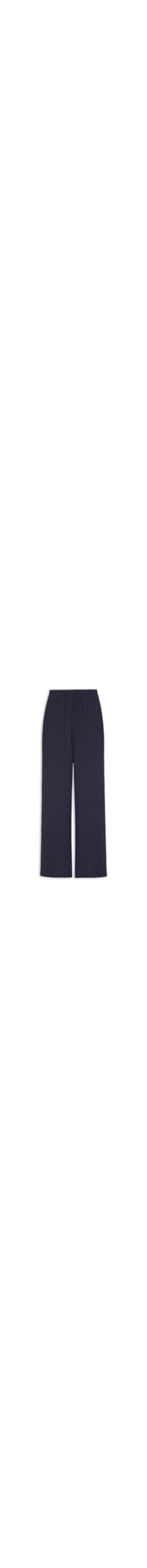 Calça Feminina Pantalona Listras - Azul