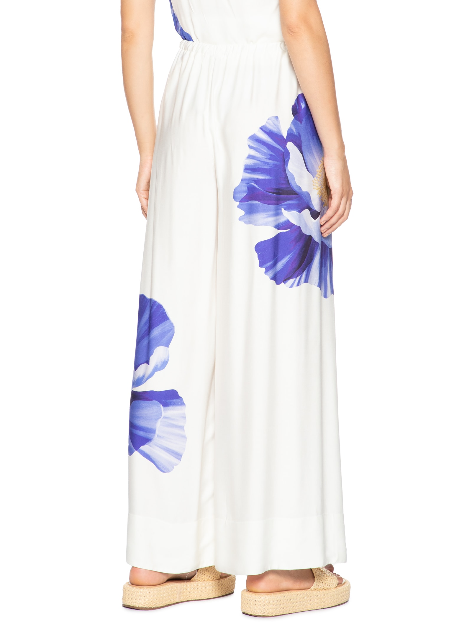 Calça Feminina Pantalona Lola Branco Farm