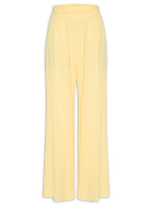 Calça Feminina Pantalona Luna – Amarelo