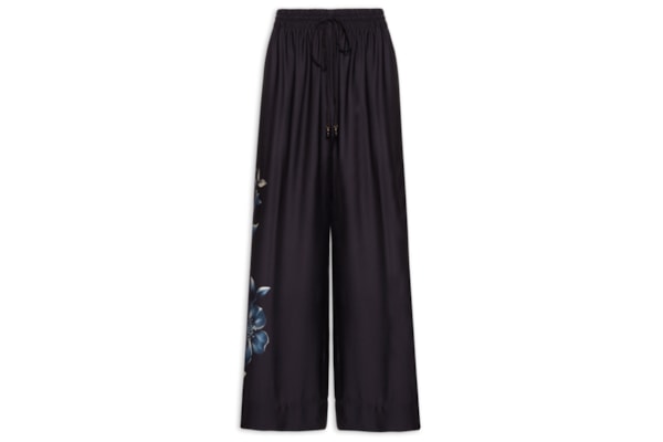Calça Feminina Pantalona Luz do Luar - Preto