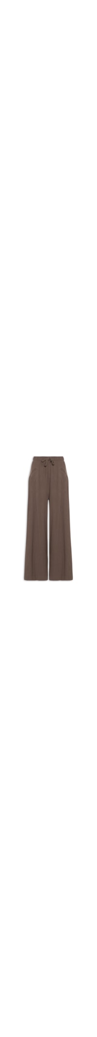 Calça Feminina Pantalona Malha Crepe Flamê - Marrom