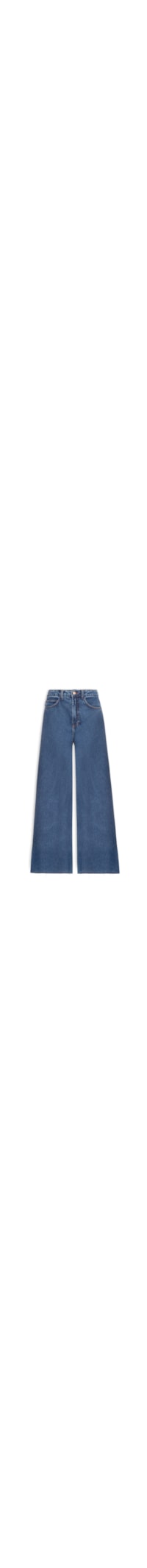 Calça Feminina Pantalona Marcada - Azul
