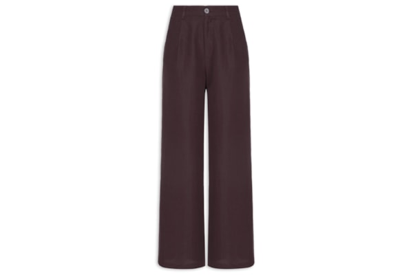 Calça Feminina Pantalona - Marrom