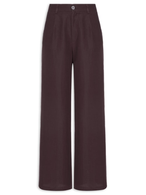 Calça Feminina Pantalona - Marrom