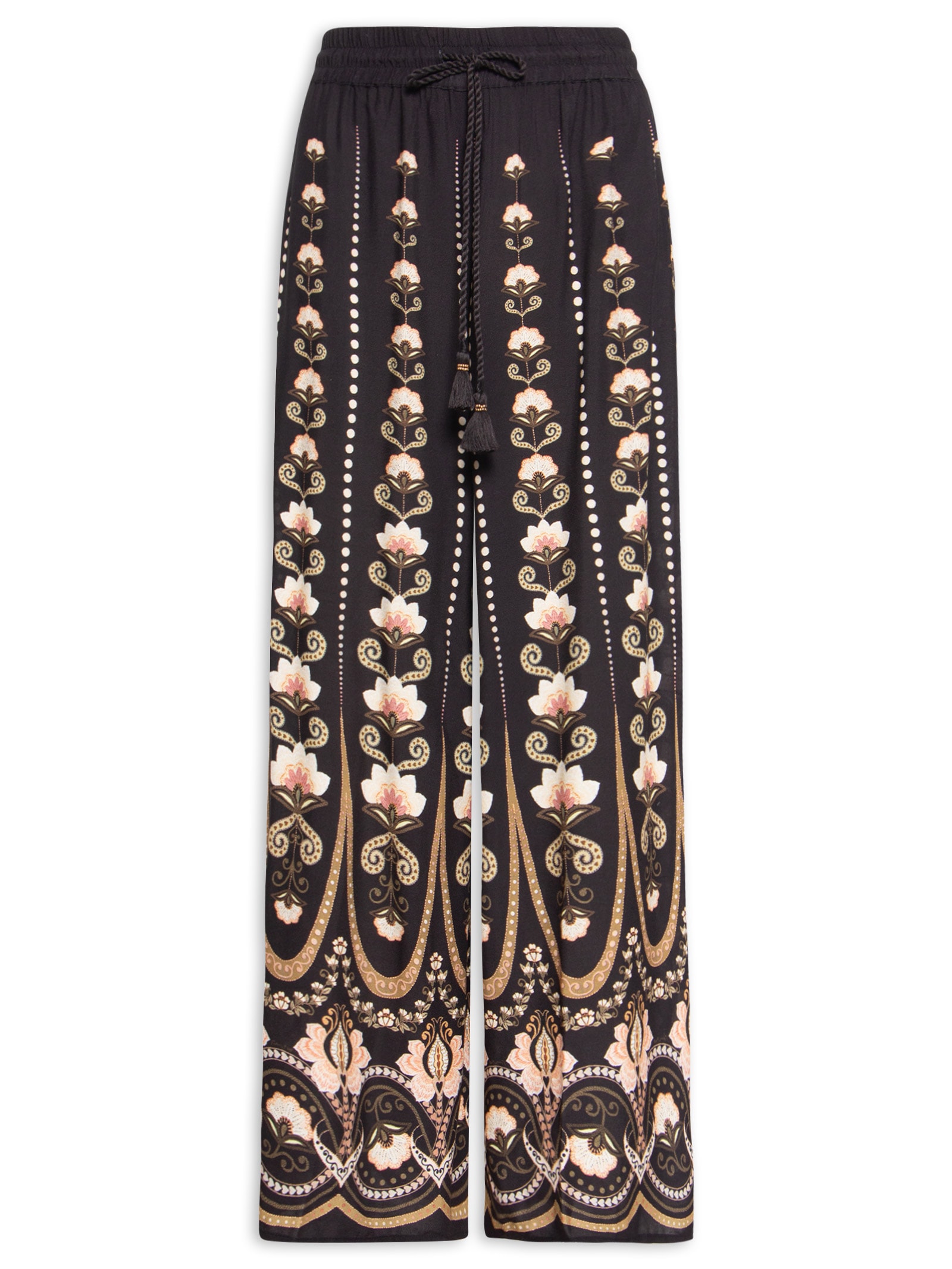 Calça Feminina Pantalona Nikita Preto Farm