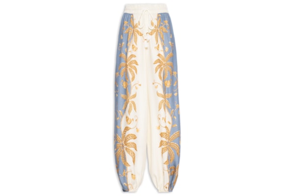 Calça Feminina Pantalona Ourinho Tropical - Branco