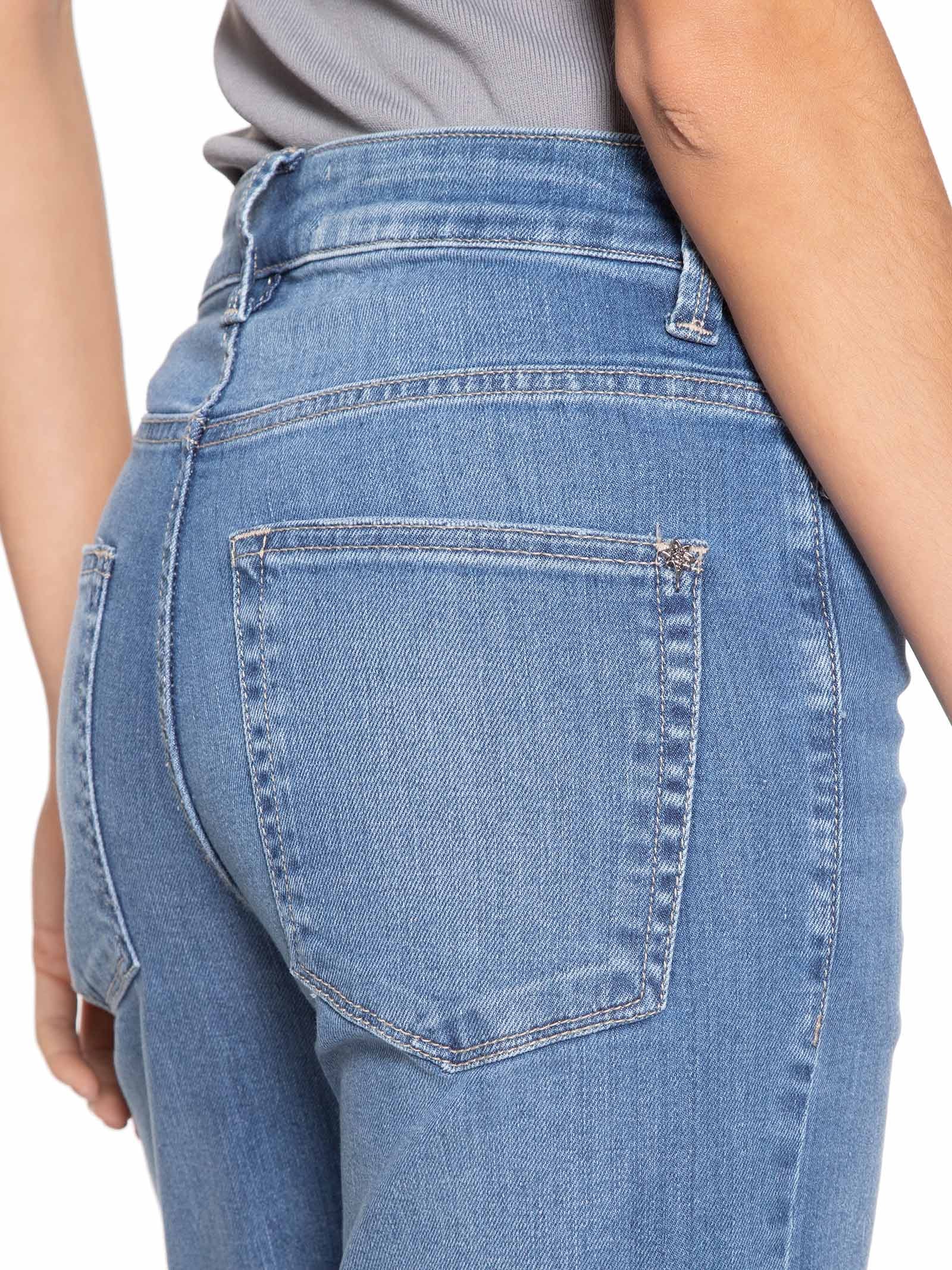 Calça Feminina Pantalona Patricia Azul Le Lis