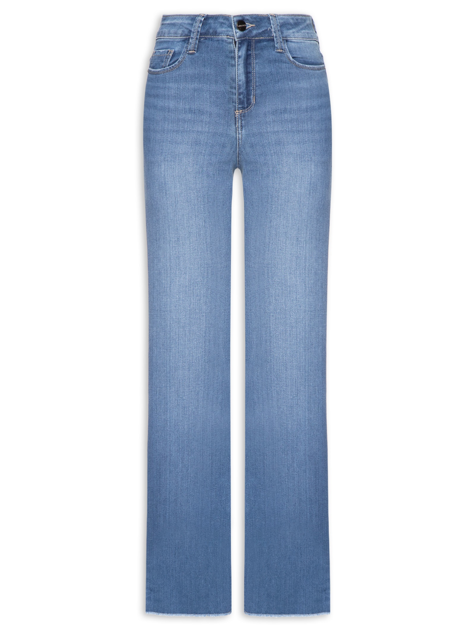 Calça Feminina Pantalona Patricia Azul Le Lis