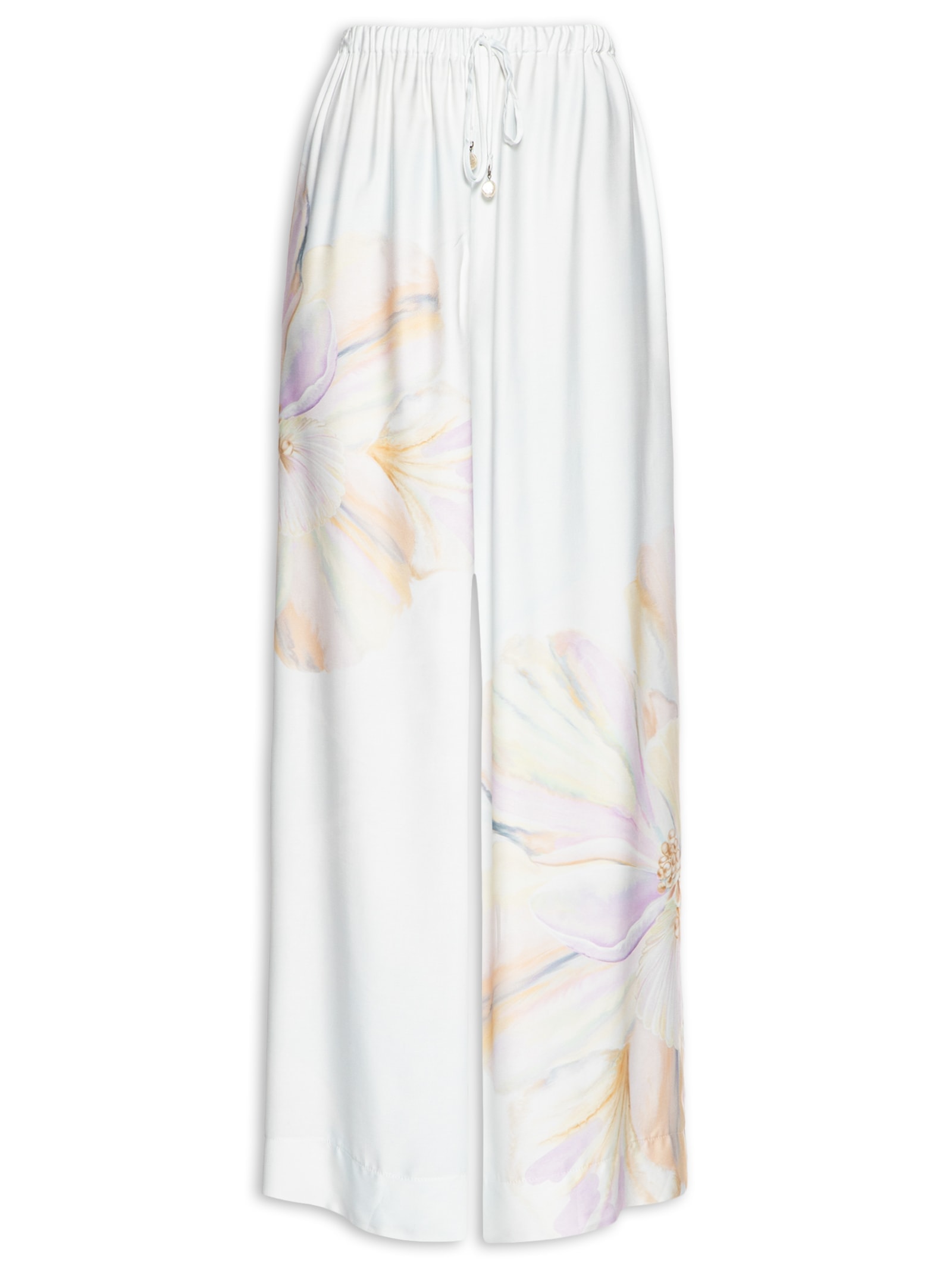 Calça Feminina Pantalona Perola Do Mar Off White Farm