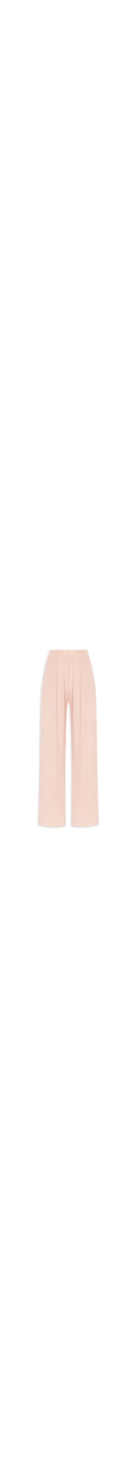 Calça Feminina Pantalona Plissada - Bege