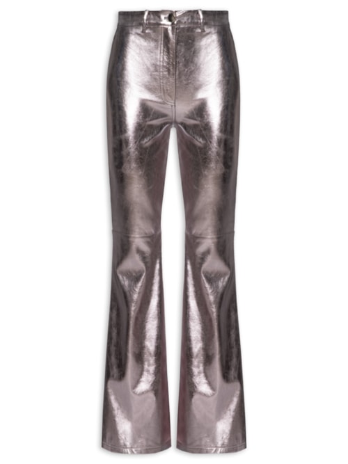 Calça Feminina Pantalona – Prata