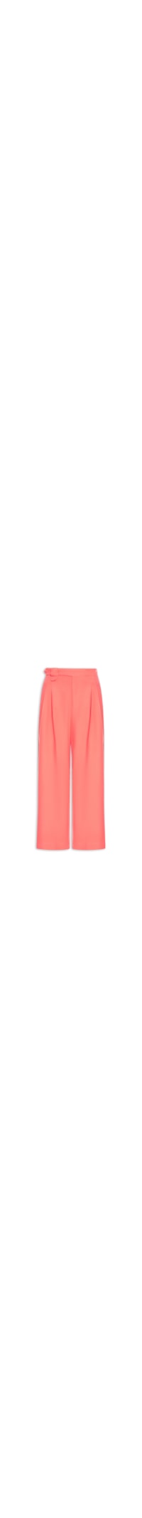 Calça Feminina Pantalona Pregas - Rosa