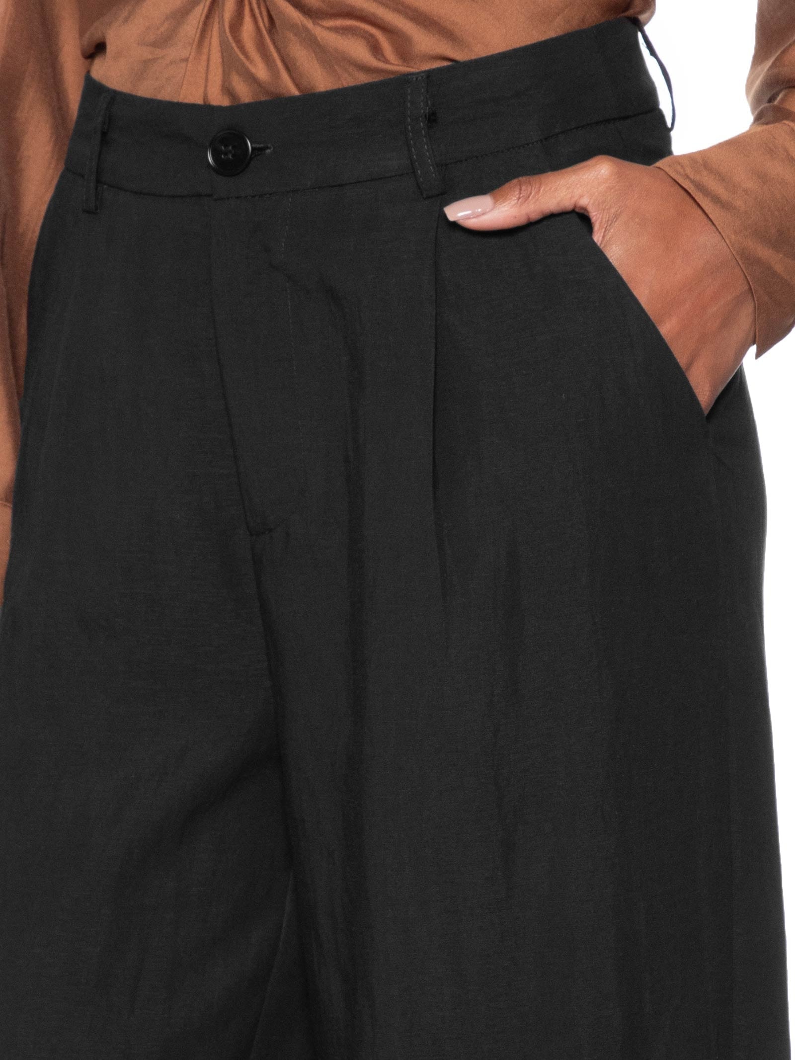 Calça Feminina Pantalona Preto '2Essential
