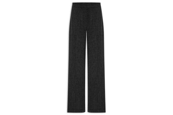 Calça Feminina Pantalona Recorte - Preto