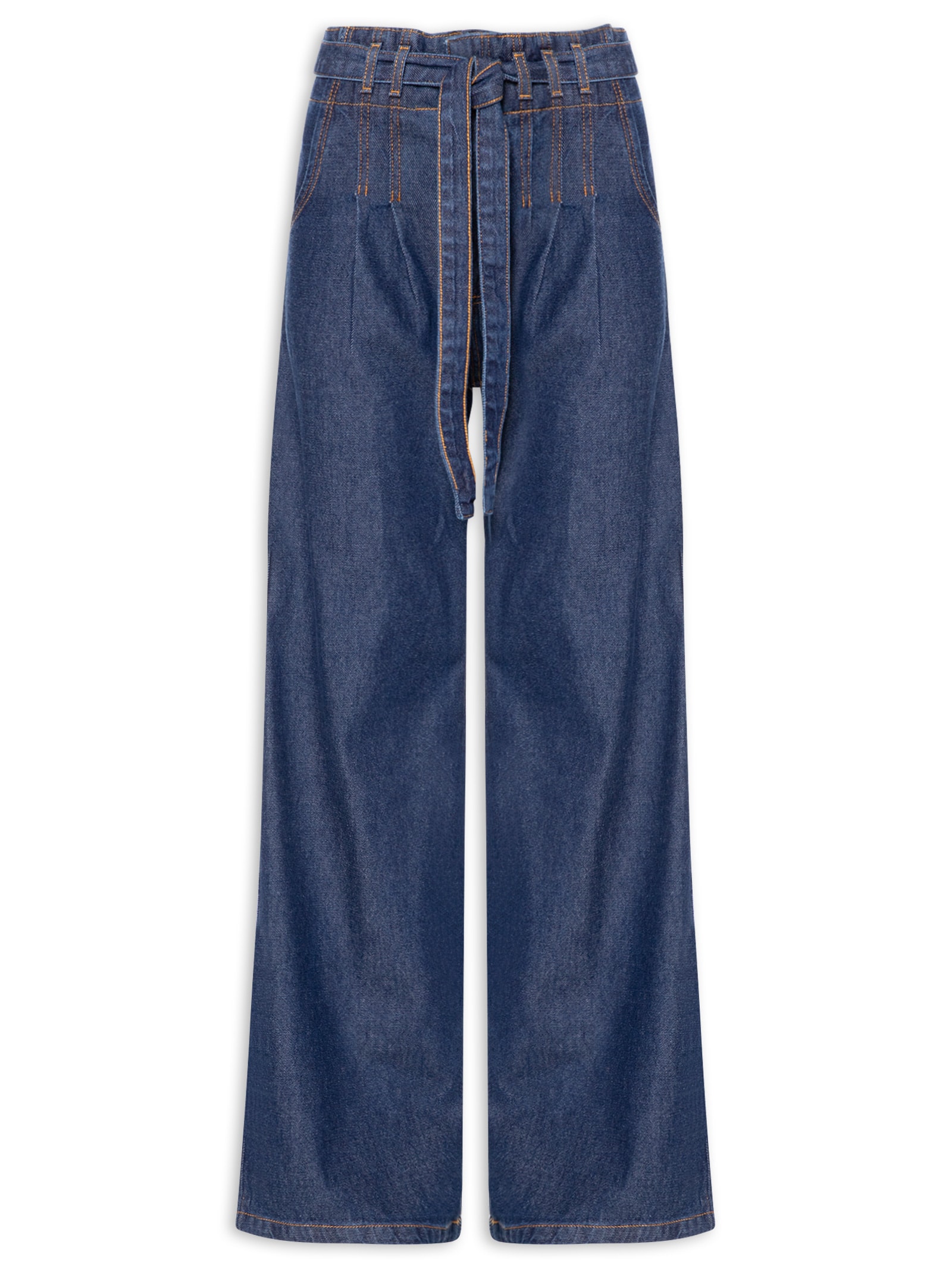 Calça Feminina Pantalona Regina Azul Le Lis