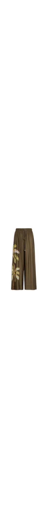 Calça Feminina Pantalona Sol De Coqueiro - Marrom