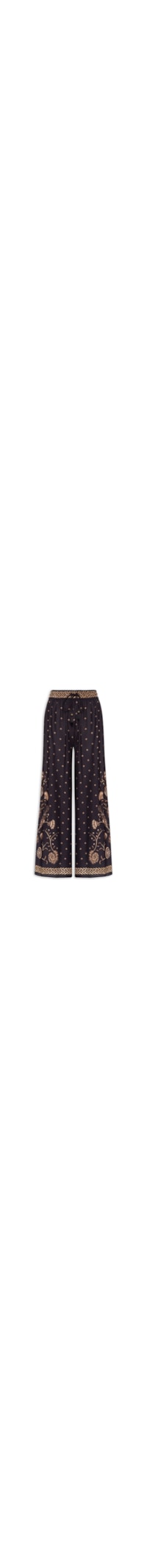 Calça Feminina Pantalona Sonho De Concha - Preto