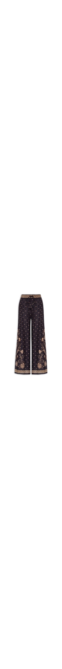 Calça Feminina Pantalona Sonho De Concha - Preto