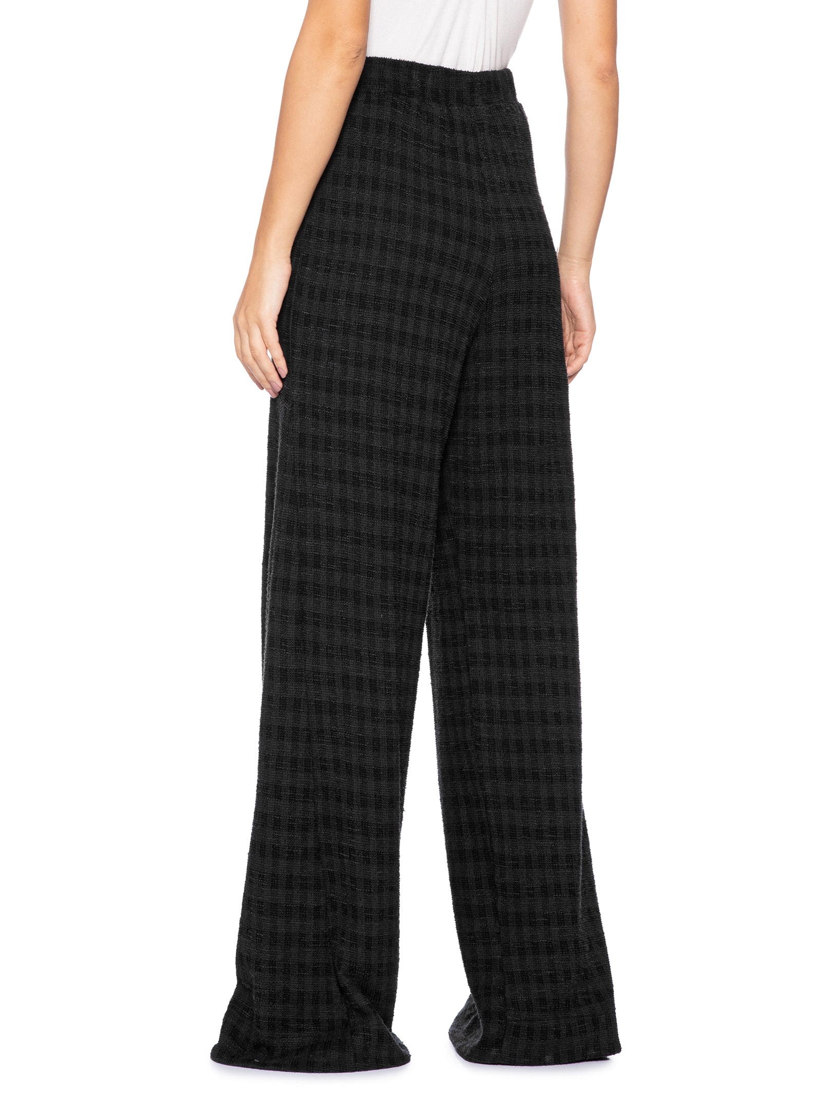 Calça Feminina Pantalona Textura Preto Animale