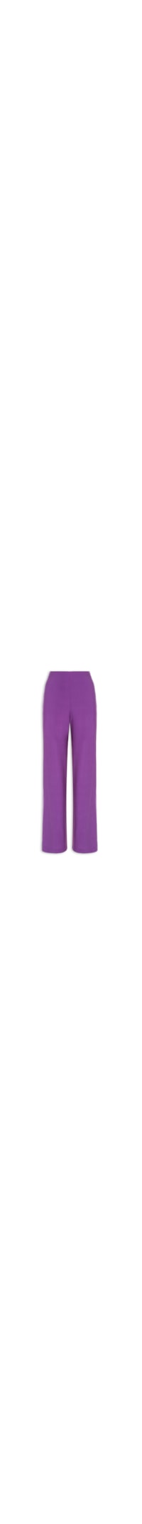 Calça Feminina Pantalona Texturizada - Roxo