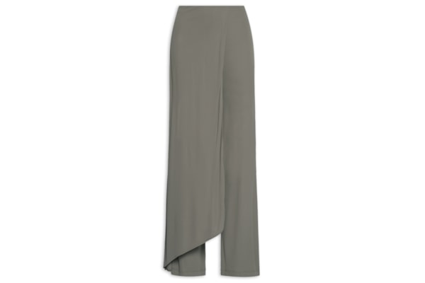 Calça Feminina Pantalona Transpasse - Marrom