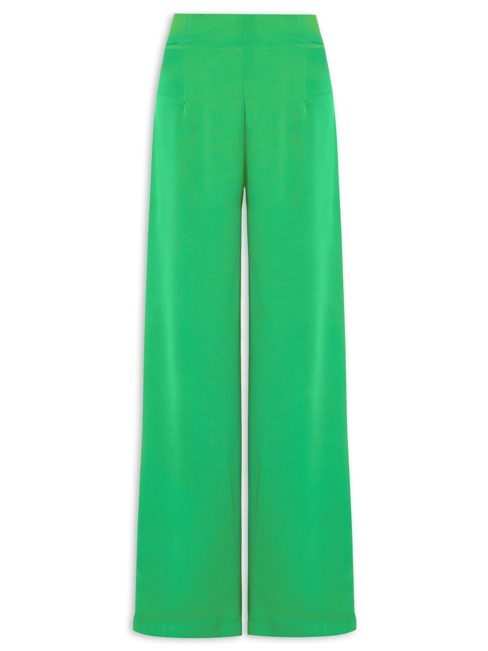Calça Feminina Pantalona Verde Market 33