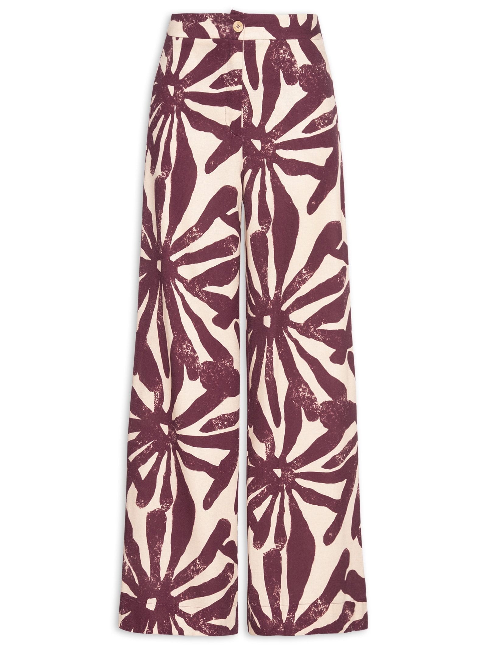 Calça Feminina Pantalona Vermelho Cacay