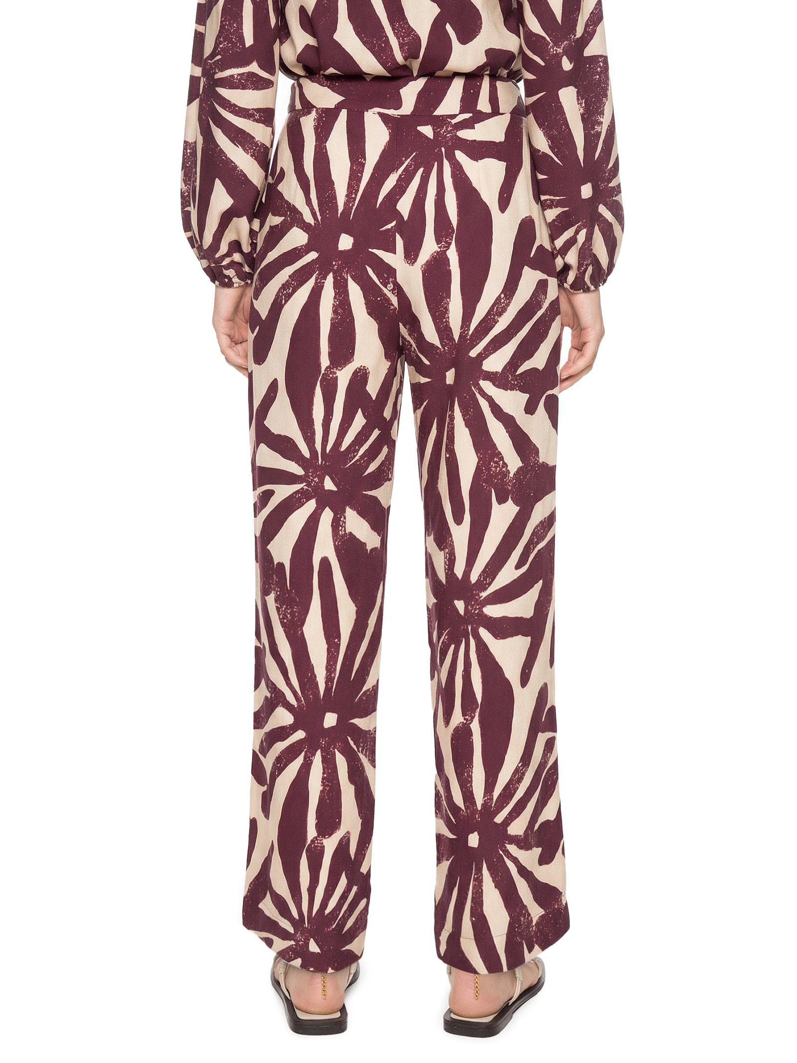 Calça Feminina Pantalona Vermelho Cacay