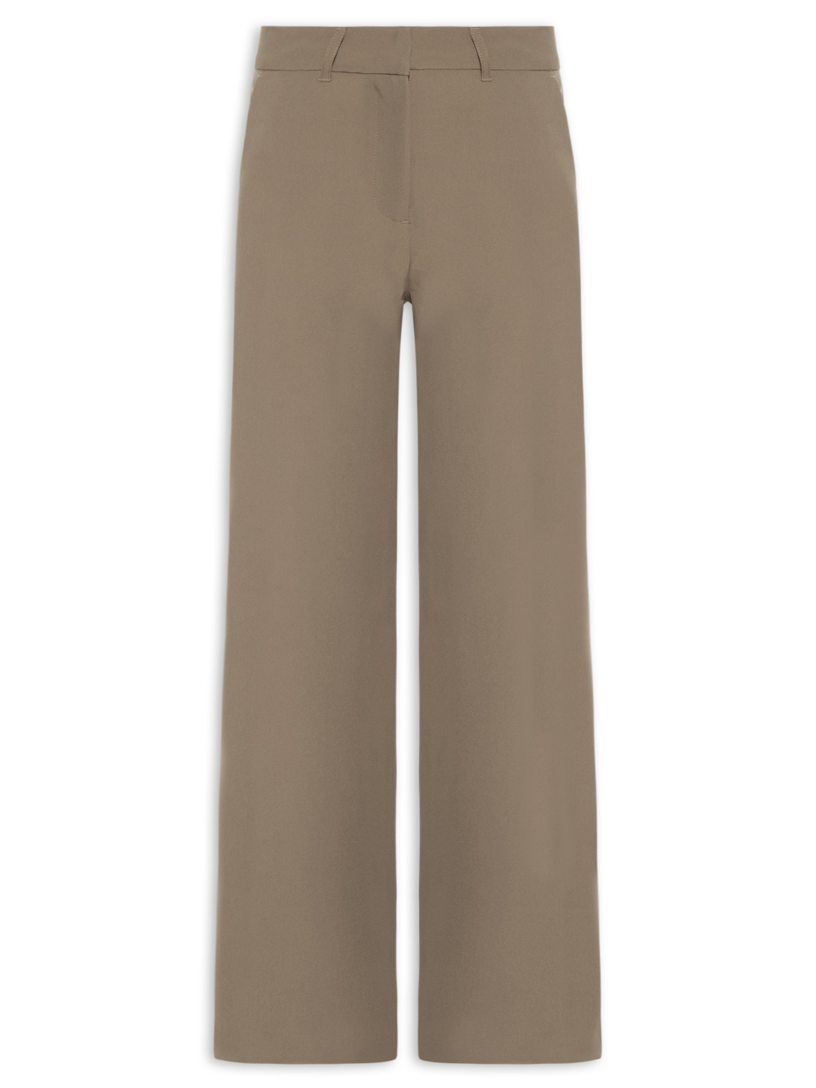 Calça Feminina Pantalona – Marrom Basiq