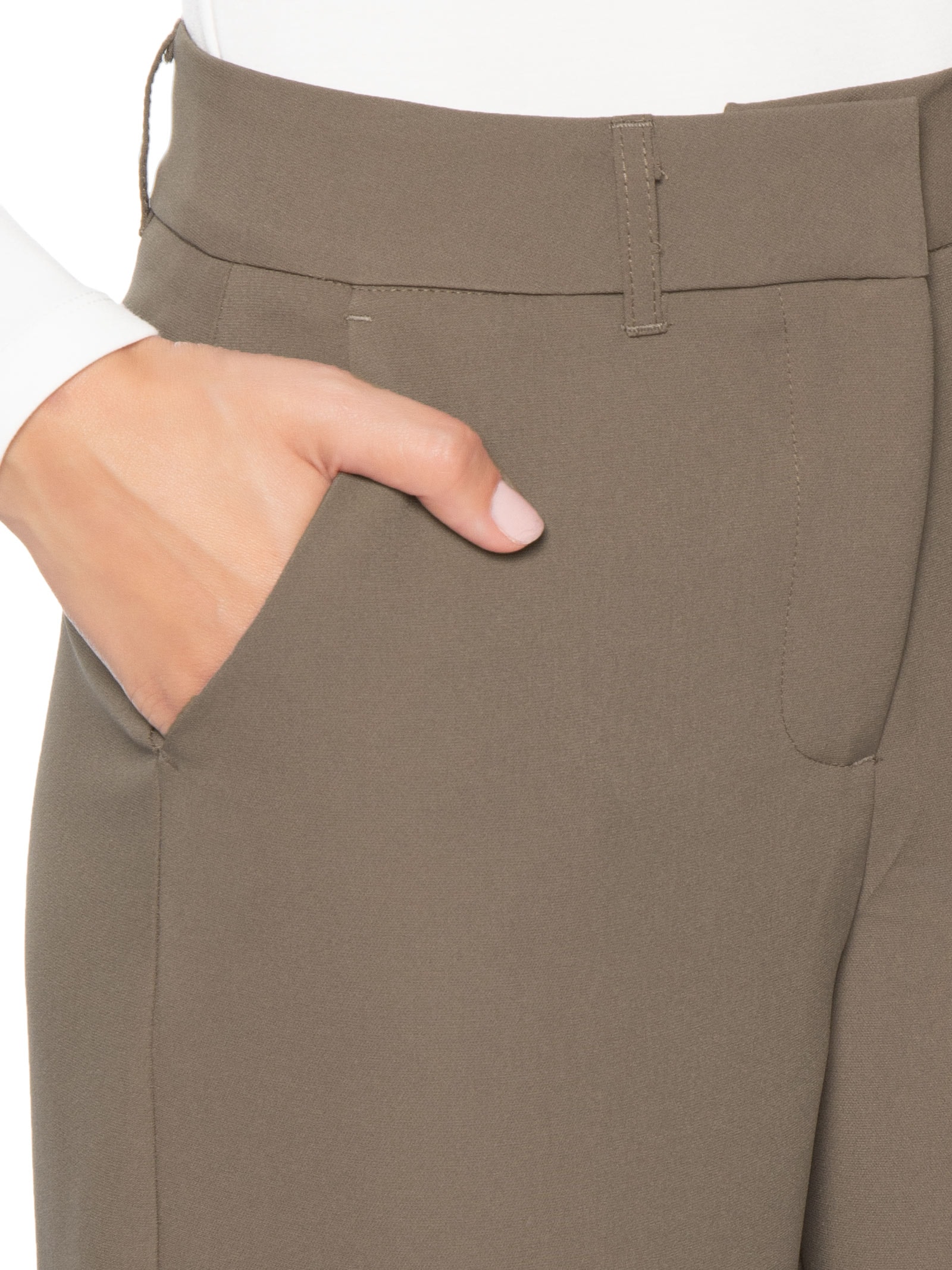 Calça Feminina Pantalona – Marrom Basiq