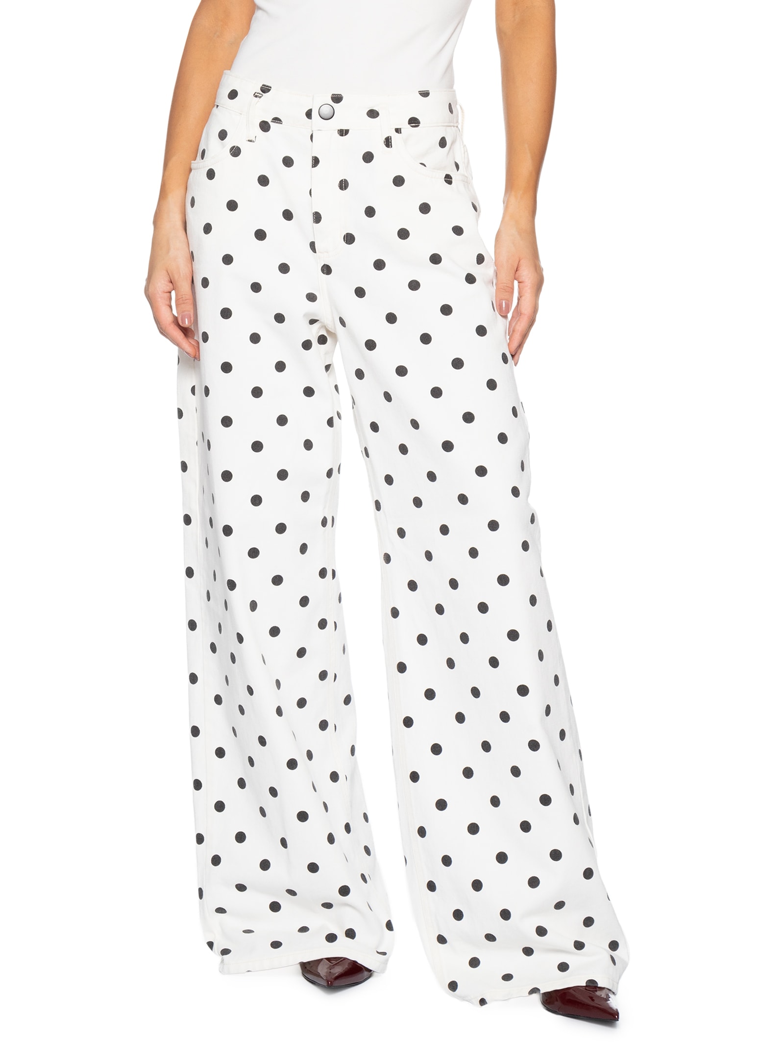 Calça Feminina Paola – Branco P7 Jeans