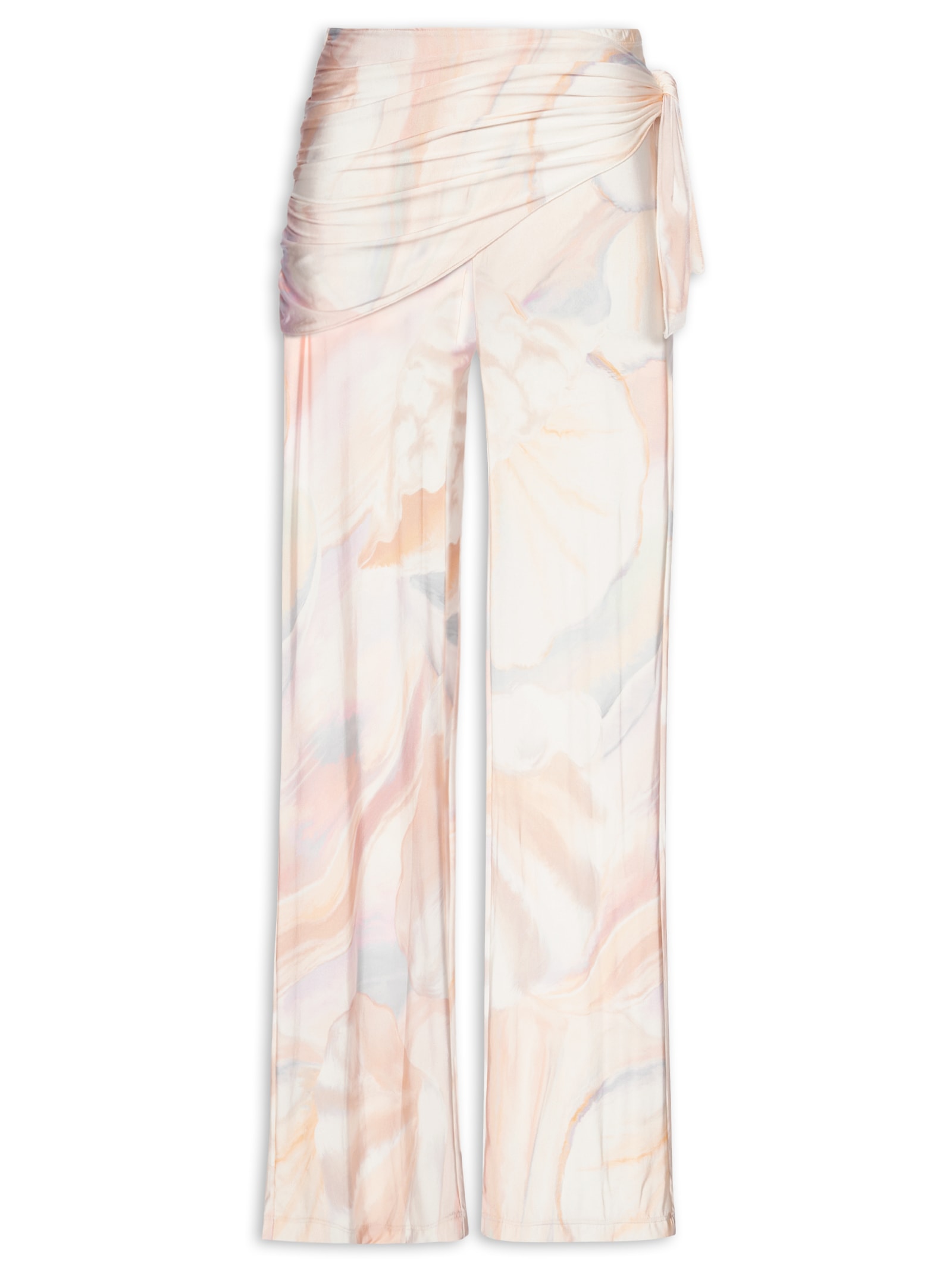 Calça Feminina Pareô Maxi Pérola Rosa Farm Praia