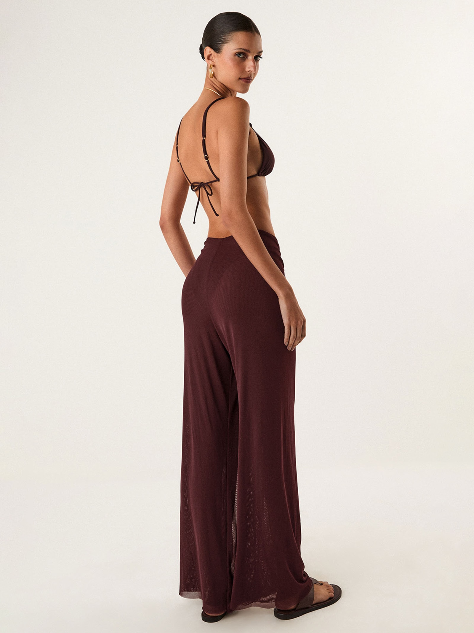 Calça Feminina Pareô Roxo Vix