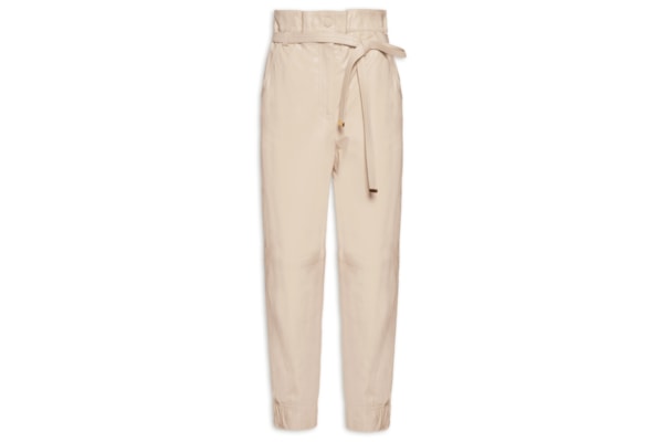 Calça Feminina Paty I Couro - Bege