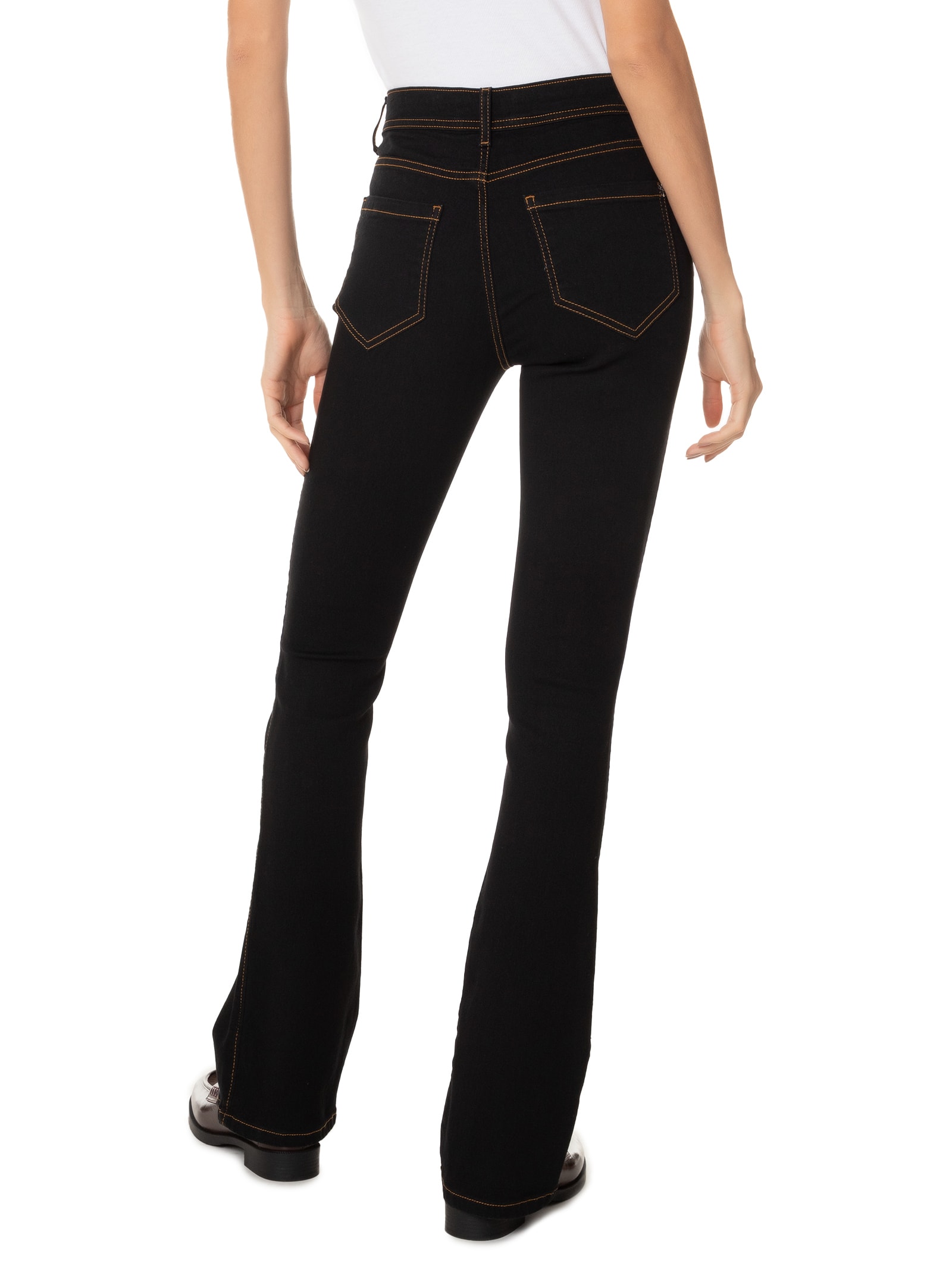 Calça Feminina Paula Bootcut II Preto Le Lis