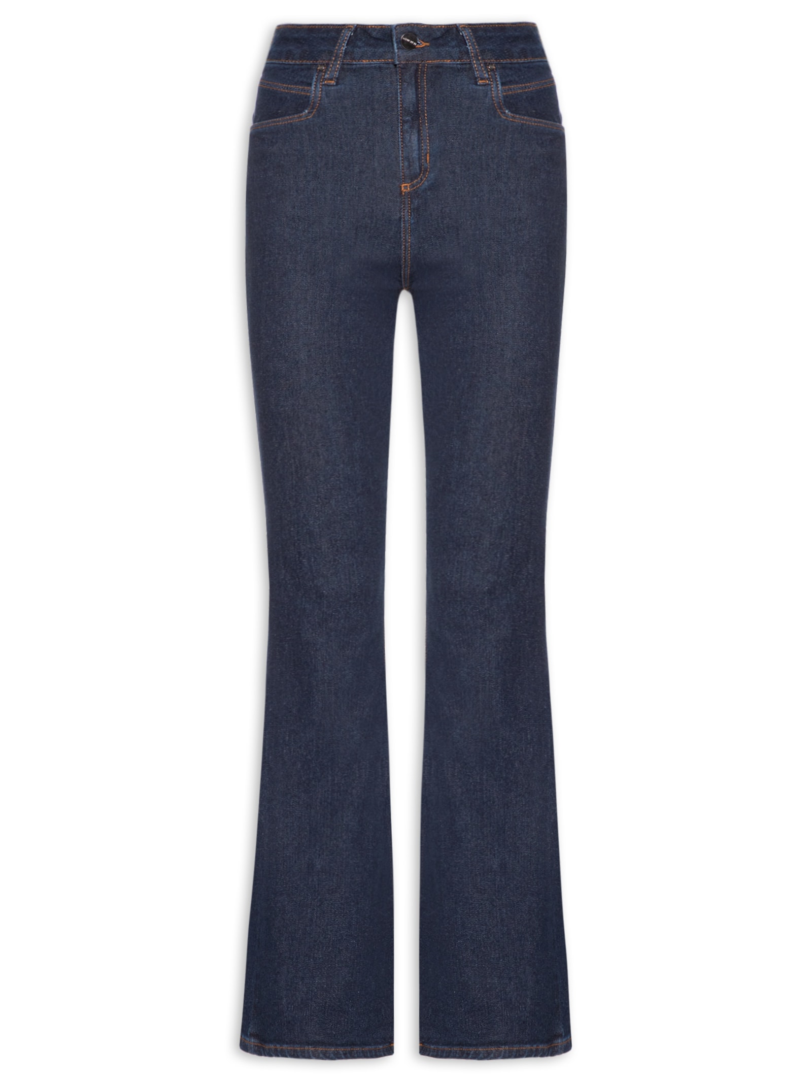 Calça Feminina Paula Flare Escura Azul Le Lis