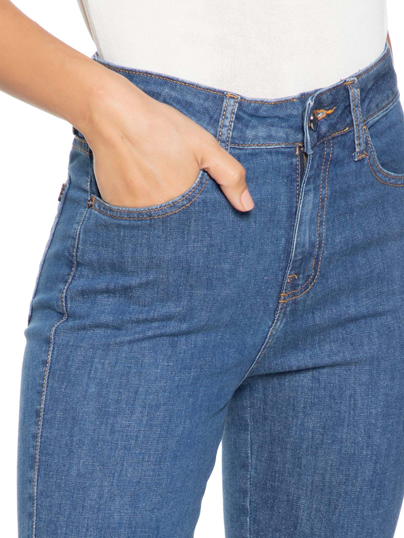 Calça Feminina Paula Reta Azul Le Lis