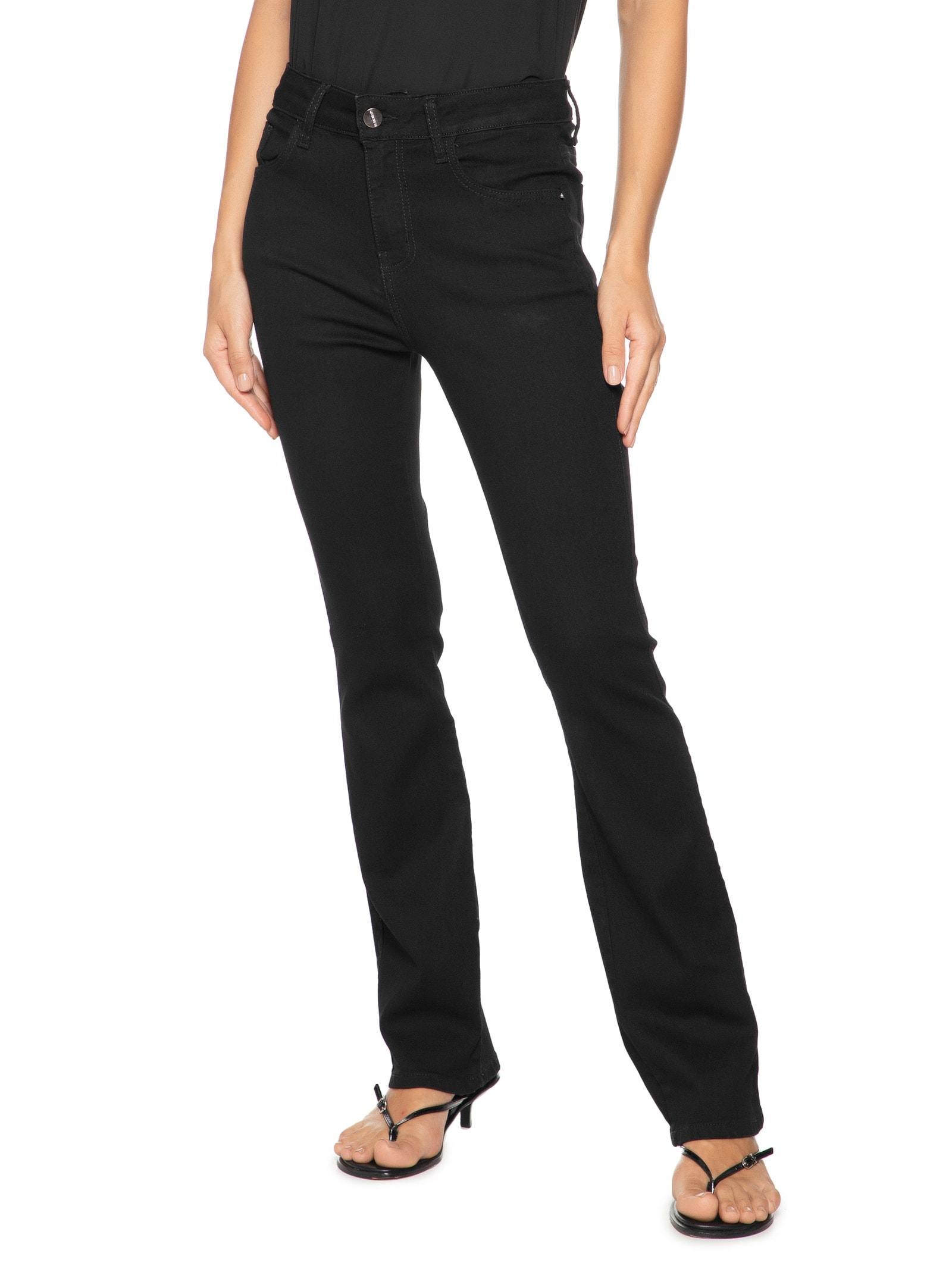 Calça Feminina Paula Reta Black Preto Le Lis