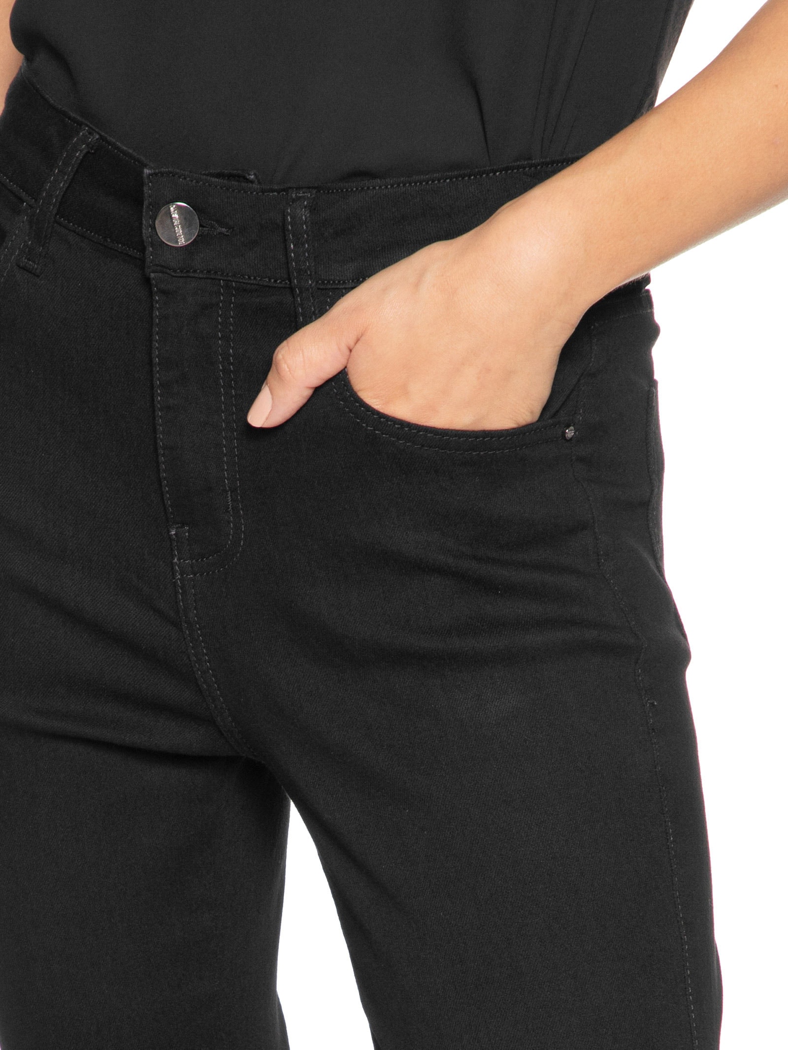 Calça Feminina Paula Reta Black Preto Le Lis