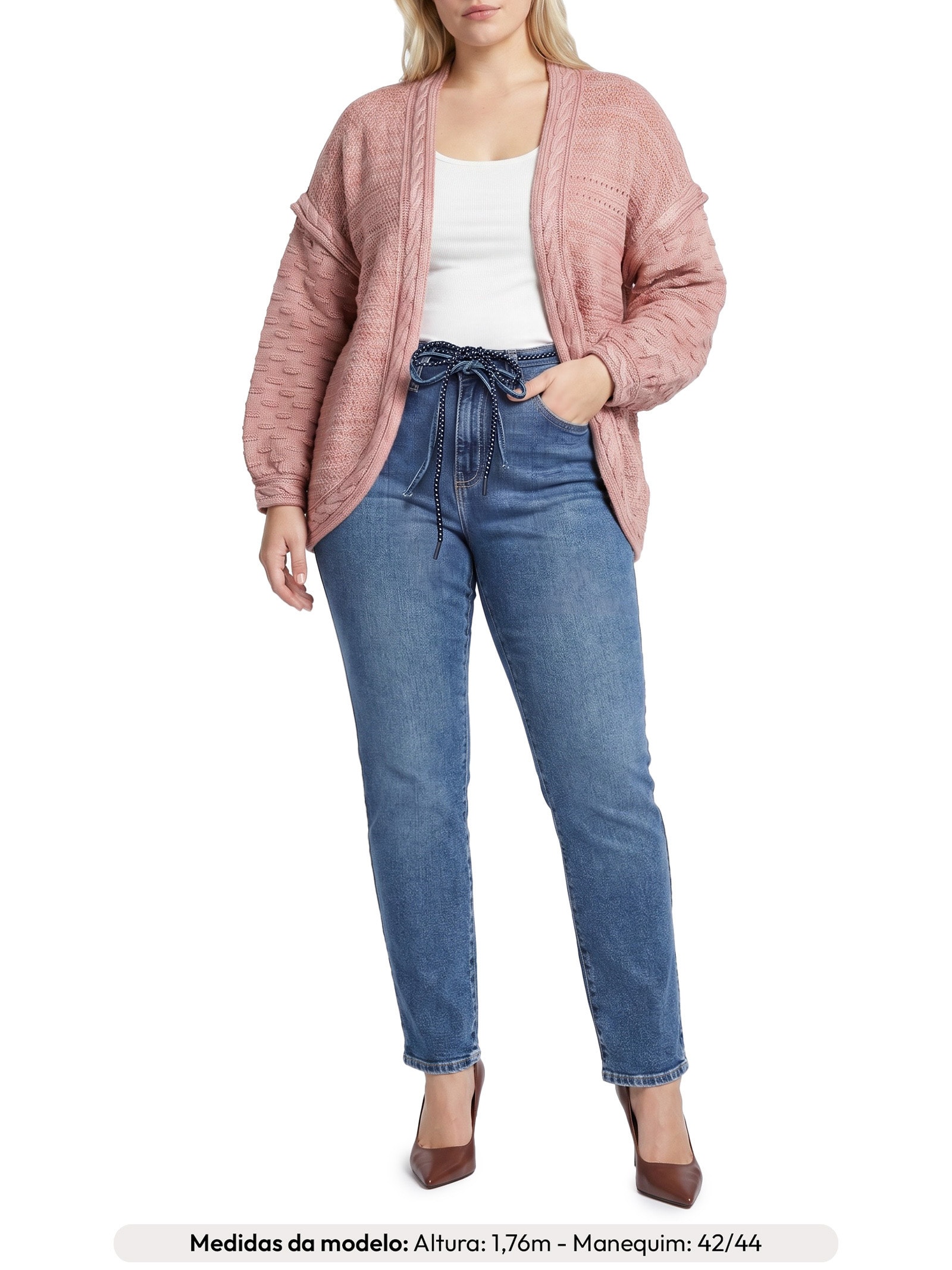 Calça Feminina Paula Reta Cordões – Azul Le Lis