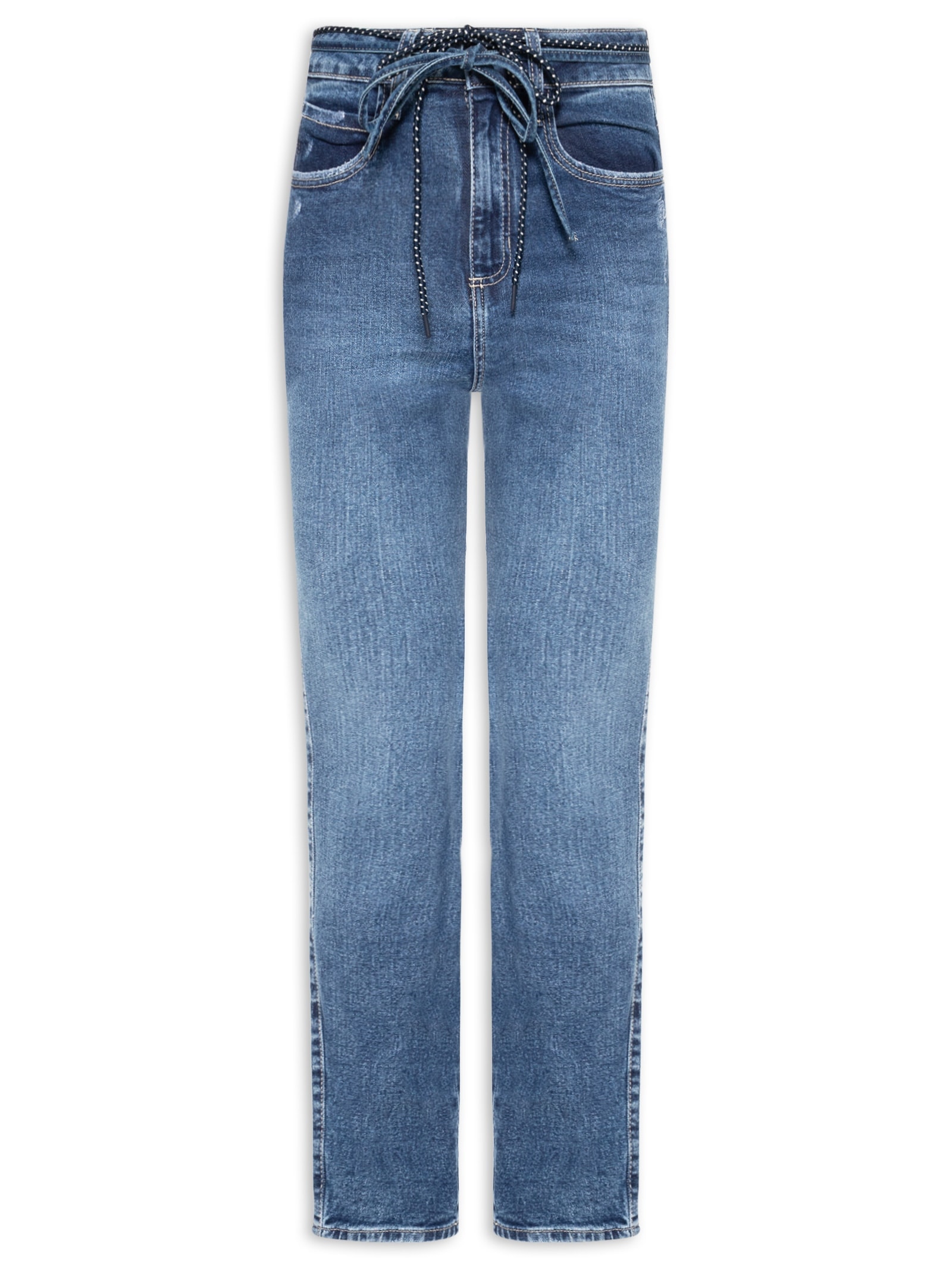 Calça Feminina Paula Reta Cordões – Azul Le Lis
