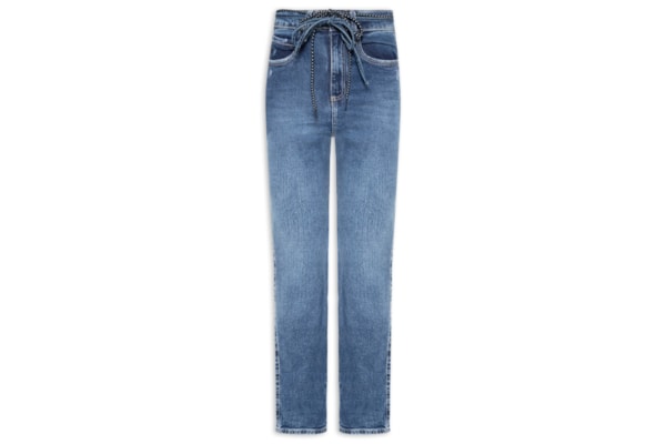 Calça Feminina Paula Reta Cordões – Azul