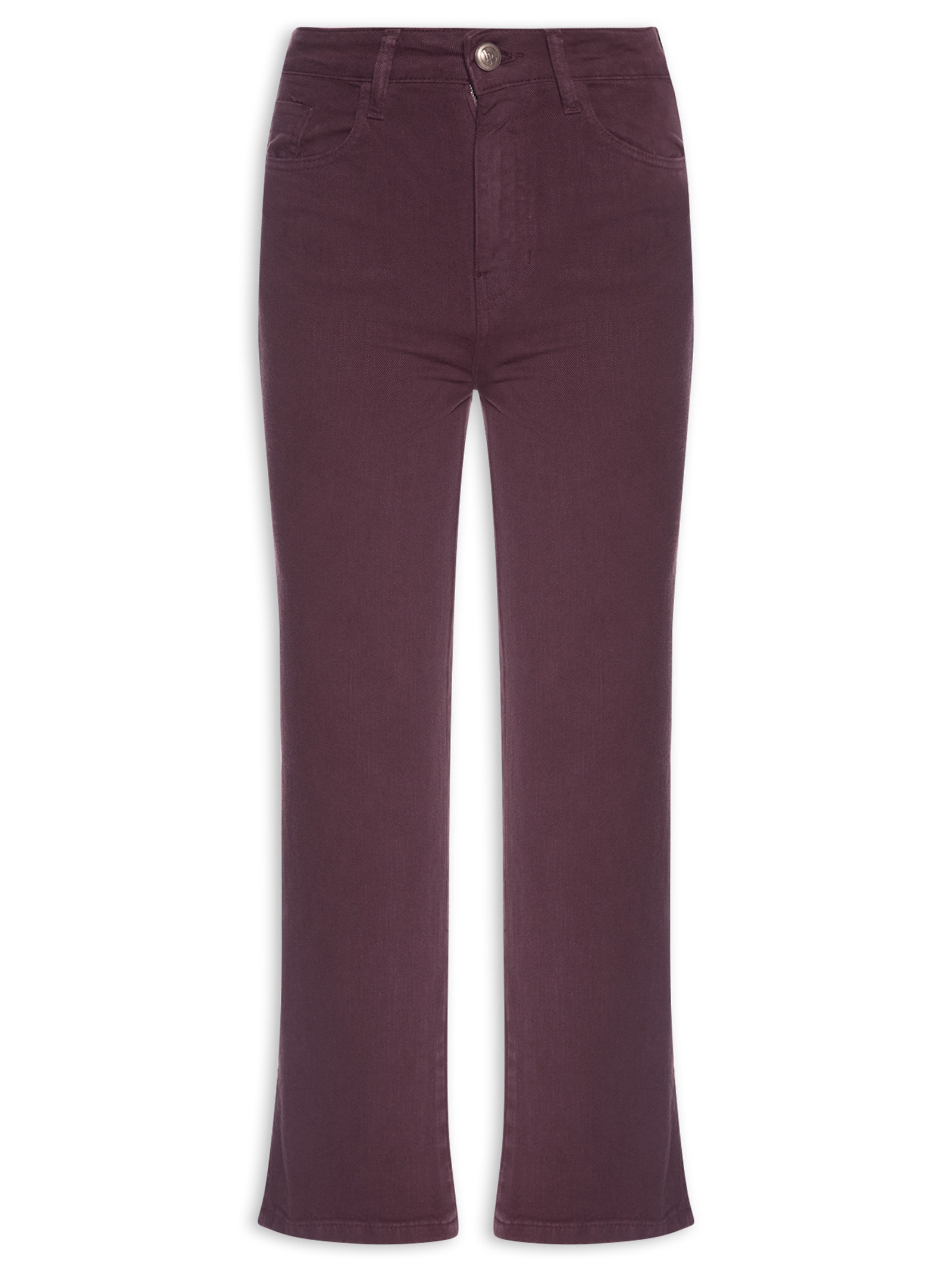 Calça Feminina Paula Reta Curta Vermelho Le Lis