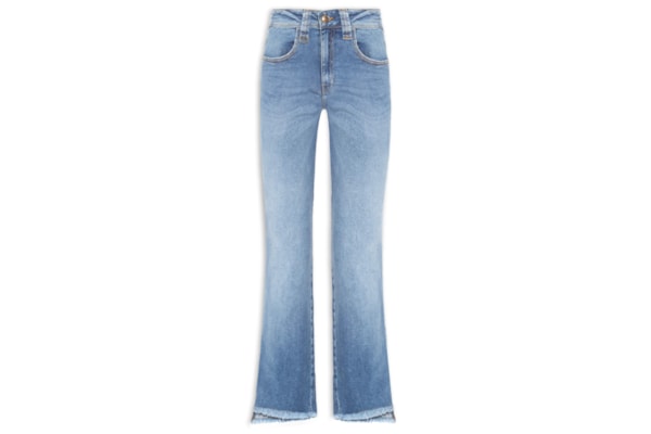 Calça Feminina Paula Reta Irregular - Azul