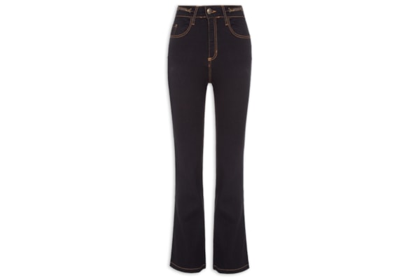 Calça Feminina Paula Straight Black - Preto