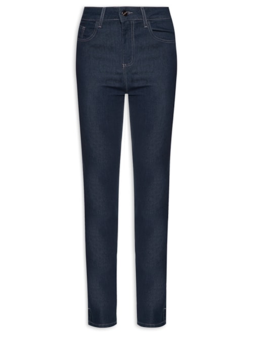 Calça Feminina Paula Tradicional Escura – Azul