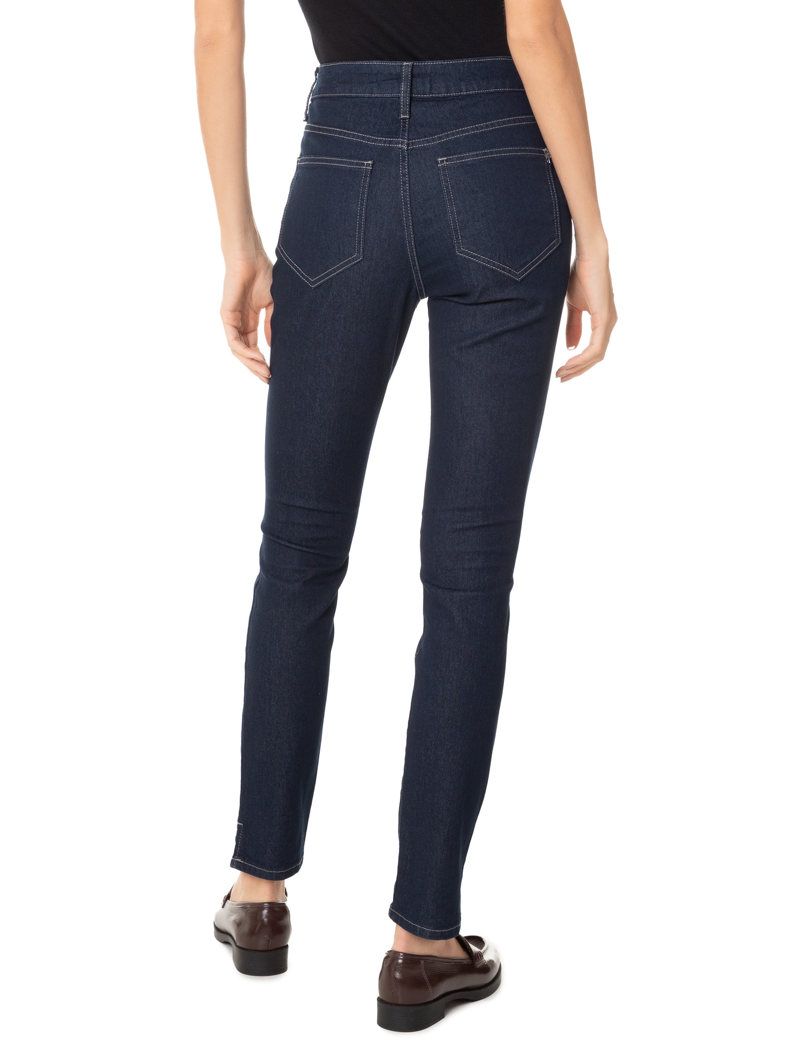 Calça Feminina Paula Tradicional Escura Azul Le Lis