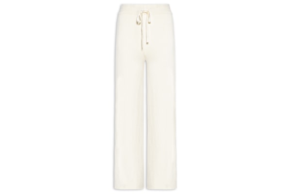 Calça Feminina Peluciada Em Tricot - Bege