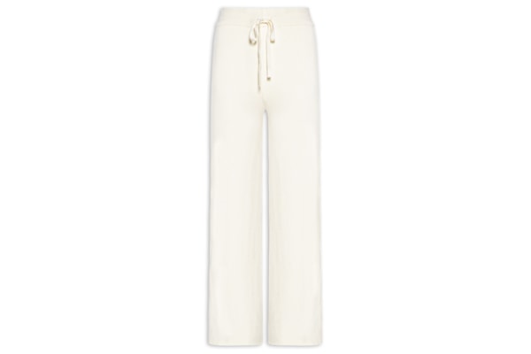 Calça Feminina Peluciada Em Tricot - Bege